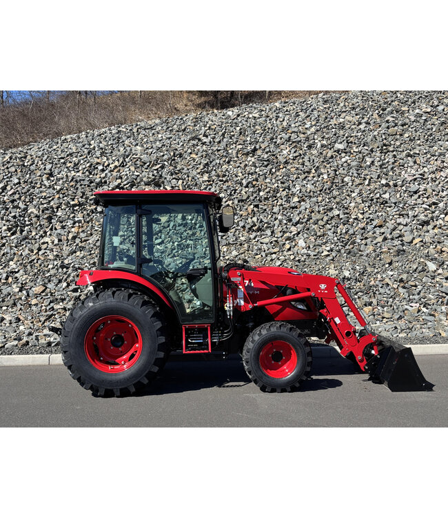 TYM T-574 TRACTOR WITH LOADER AND CAB #0767