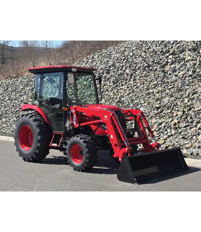 TYM T-574 TRACTOR WITH LOADER AND CAB #0707