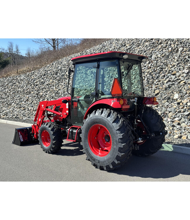TYM T-574 TRACTOR WITH LOADER AND CAB #0707