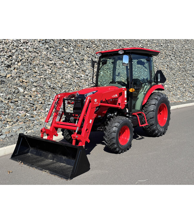 TYM T-574 TRACTOR WITH LOADER AND CAB #0707