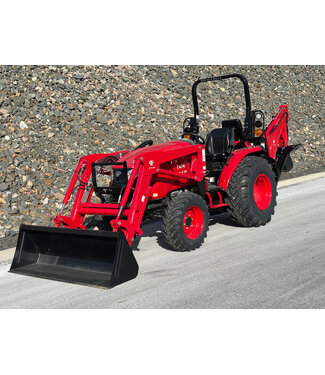 TYM TYM T-474 TRACTOR WITH LOADER AND BACKHOE #0340