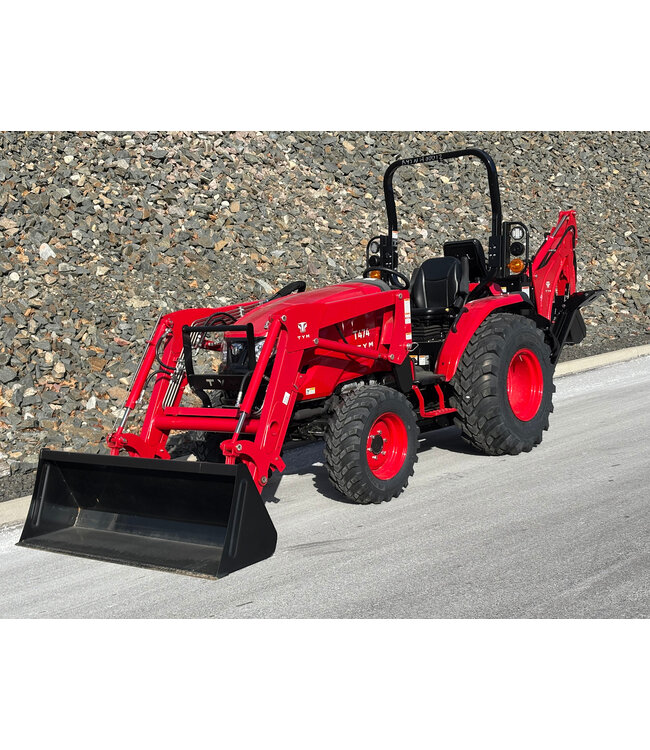 TYM T-474 TRACTOR WITH LOADER AND BACKHOE #0340