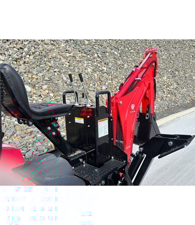 TYM T-474 TRACTOR WITH LOADER AND BACKHOE #0340