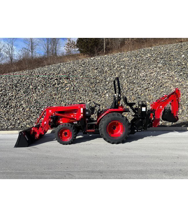TYM T-474 TRACTOR WITH LOADER AND BACKHOE #0340