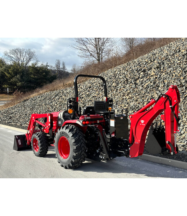 TYM T-474 TRACTOR WITH LOADER AND BACKHOE #0340