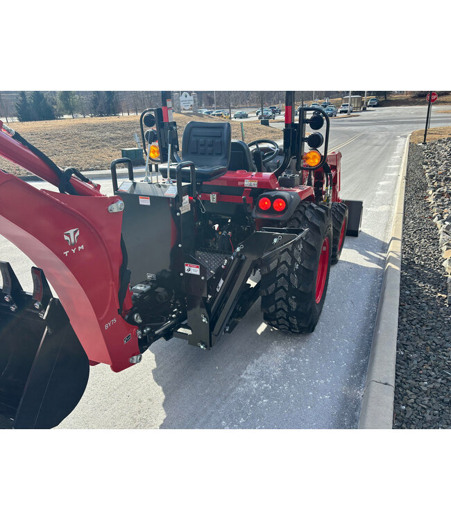 TYM T-474 TRACTOR WITH LOADER AND BACKHOE #0340