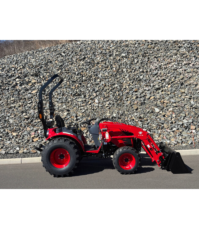 TYM T25 TRACTOR WITH LOADER AND TIRES FILLED #2555