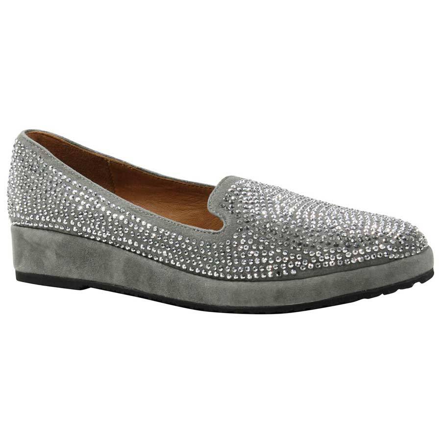 Black and Silver Velvet Loafers-To Bling or Not to Bling