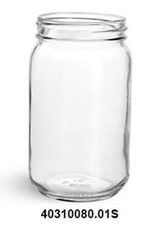 Mayo Jar with Pump, 8oz, 1 ts pour