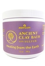 ZionHealth Zionhealth Ancient Clay Bath w/Sulfur 12 oz.
