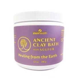 ZionHealth Adama Ancient Clay Bath w/Sulfur 12 oz.