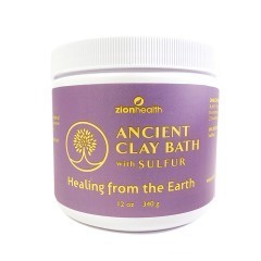 ZionHealth Zionhealth Ancient Clay Bath w/Sulfur 12 oz.