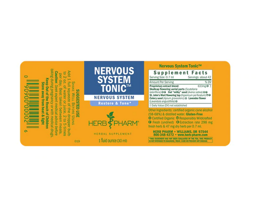 Herb Pharm Nervous System Tonic 1fl oz