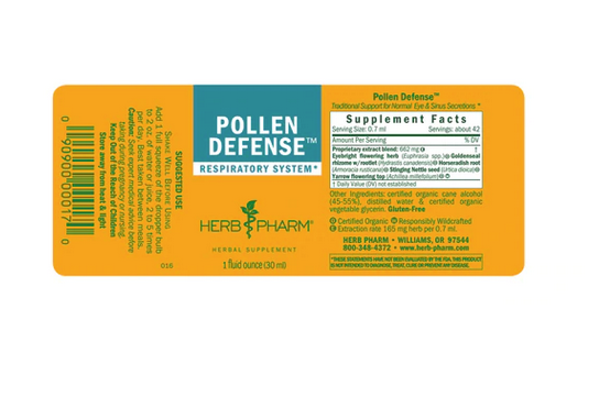 Herb Pharm Pollen Defense - 1 fl oz