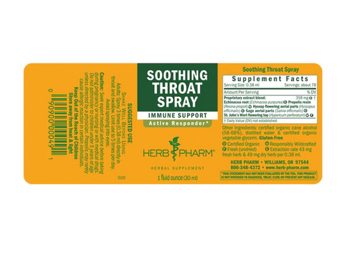 Soothing Throat spray 1 fl oz