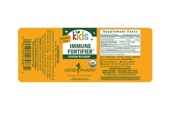 Herb Pharm Herb Pharm Kids Immune Fortifier - 1 fl oz