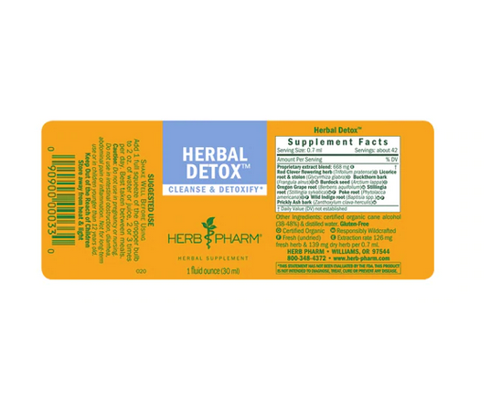 Herb Pharm Herbal Detox - 1 fl oz