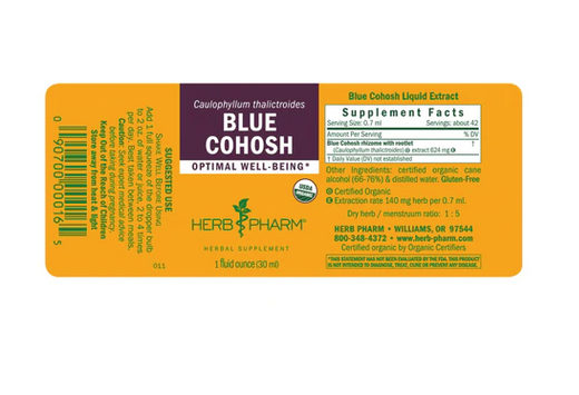 Herb Pharm Blue Cohosh ext-1 fl oz