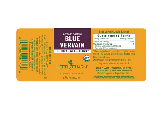 Herb Pharm Blue Vervain ext -1 fl oz