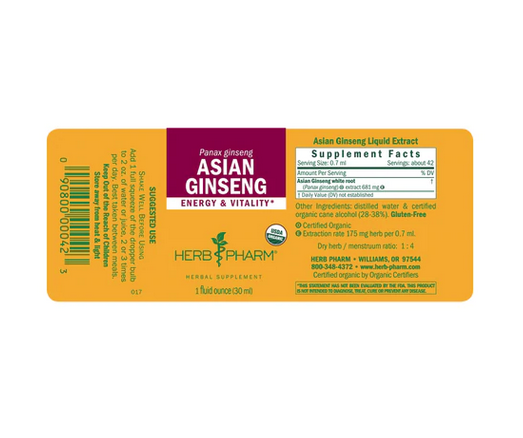 Herb Pharm Asian Ginseng ext HP- 1 fl oz