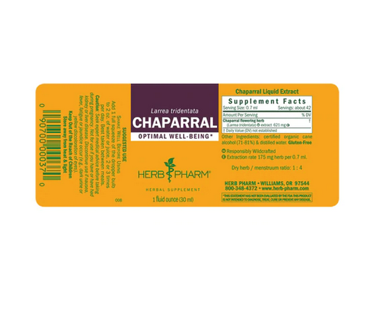 Herb Pharm Chaparral ext- 1 fl oz