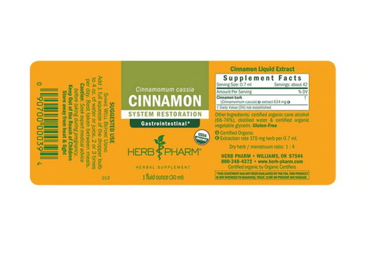 Herb Pharm Cinnamon ext - 1 fl oz