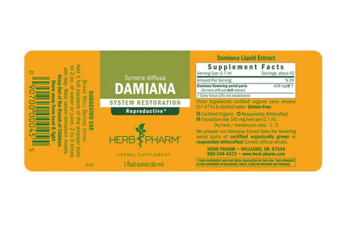 Herb Pharm Damiana ext- 1fl oz