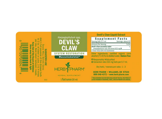 Herb Pharm Devils Claw ext -1 fl oz