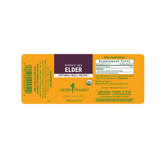 Herb Pharm Elder flower ext - 1 fl oz