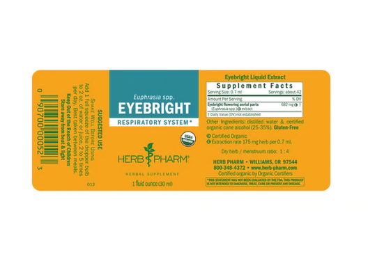 Herb Pharm Eyebright Ext- 1 fl oz