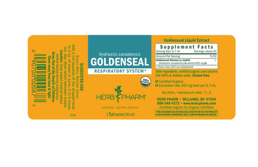 Herb Pharm Goldenseal ext - 1 fl oz