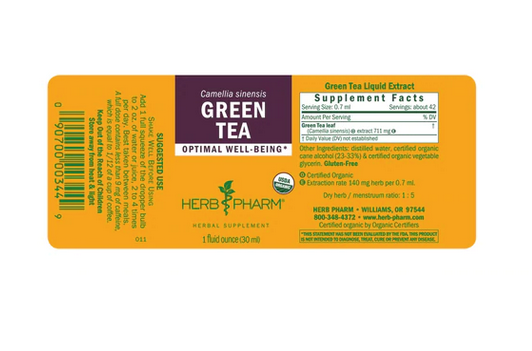 Herb Pharm Green Tea ext -1 fl oz