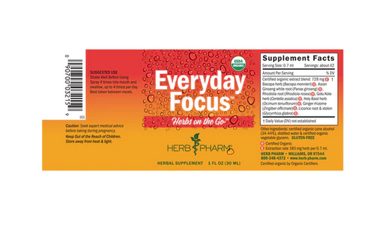 Herb Pharm Herb Pharm Everyday Focus Spray-1oz