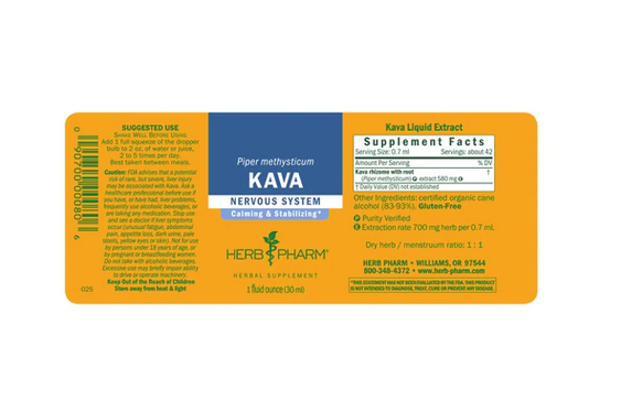 Herb Pharm Herb Pharm Kava Ext- 2 fl oz