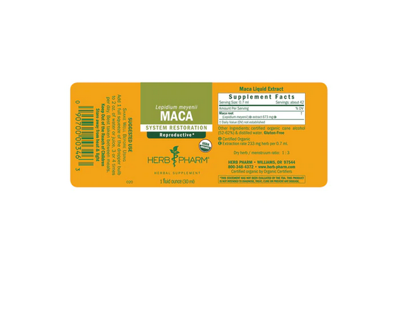 Herb Pharm Maca ext- 1 fl oz