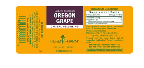 Herb Pharm Oregon Grape Rt ext - 1 fl oz