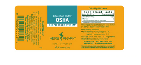 Herb Pharm Osha ext - 1 fl oz