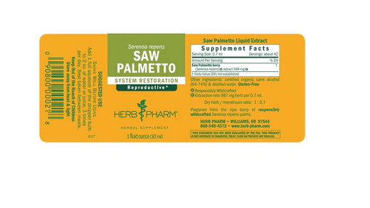 Herb Pharm Saw Palmetto ext - 1 fl oz
