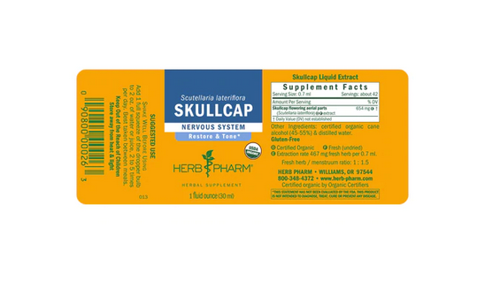 Herb Pharm Skullcap ext - 1 fl oz