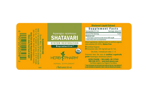 Herb Pharm Shatavari Ext-  1 fl oz