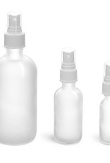 Glass Spray Bottle 4 fl oz Frosted