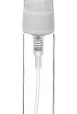 Clear Plastic 2mL Vial Bottle w/SprayTop