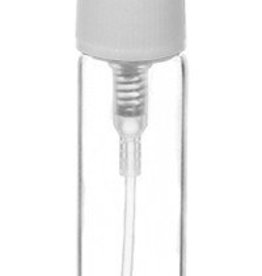 Clear Plastic 2mL Vial Bottle w/SprayTop