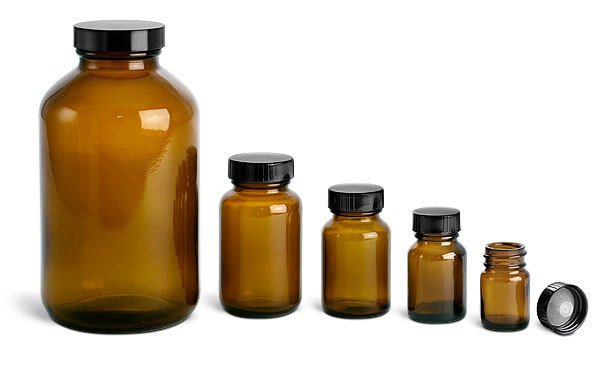 Amber Glass Vitamin Bottle 120cc