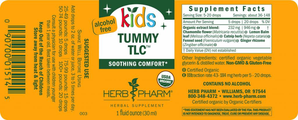 Herb Pharm Kids Tummy TLC 1 fl oz