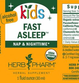 Herb Pharm Herb Pharm Kids Fast Asleep - 1 fl oz