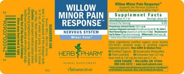 Herb Pharm Willow Blend - 1 fl oz