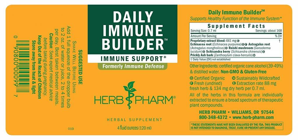 Herb Pharm Daily Immune Builder - 1 fl oz