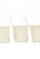 Small Cotton Tea Bag 3 x 4 single