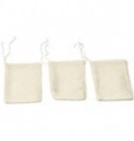 Small Cotton Tea Bag 3 x 4 single